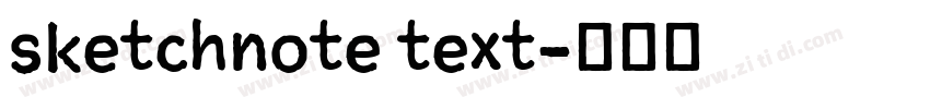 sketchnote text字体转换